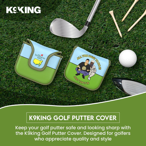 Premium Golf Putter Cover - Magnetic Closure, Essential Accessories for Men, Funny Golf Club Protection