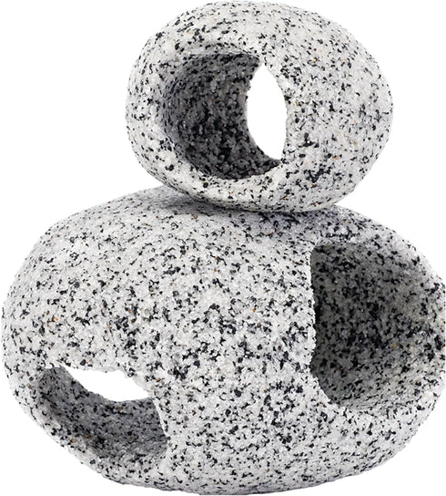 2 Piece Set – Realistic Stone Appearance – Safe for Freshwater and Saltwater Tanks, Penn-Plax Deco-Replicas Granite