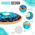 20" Dog Snuffle Mat - Interactive Dog Puzzle Toys for Enrichment - Large Slow Feeder Foraging Mat for Brain Games