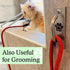 Canine Hitch, Secure Dog Leash Wall Hook with Stainless Steel & ABS Mounting Plate for Efficient Leash Management