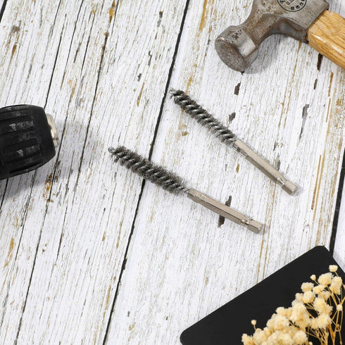 Stainless Steel Golf Clubs Head Hosel Brush, Wire Brush for Cleaning Golf Shaft Ferrules, Electric Drill Tool