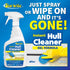 32 Oz (096132) STAR BRITE Instant Hull Cleaner - Gel Spray - Easily Remove Stains, Scum Lines & Grime on Boat Hulls