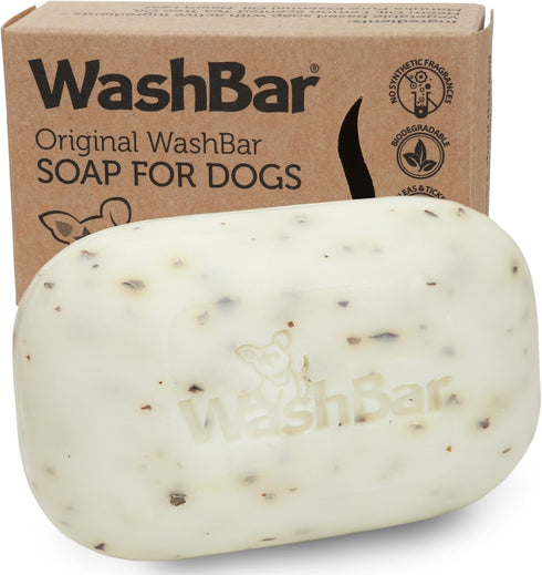 The Natural Dog Shampoo Bar Soap for Itchy Skin Relief, 3.5oz, with Manuka and Neem Oil