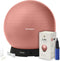 Retrospec Luna Exercise Ball with Pump - Anti-Burst Fitness Equipment for Yoga,