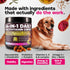24-in-1 Dog Multivitamin Chews Dog Vitamins and Supplements with Glucosamine, Chondroitin, Probiotics, Salmon Oil