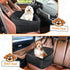 Dog Car Seat for Small Medium Dogs, Detachable Washable Booster Seat Under 30lbs with Storage Pockets