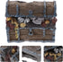 Aquarium Ornament, Simulation Treasure Chest Fish Tank Decoration Resin Hide Castle Ornament Underwater Landscape Decor