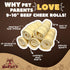Woofley's 9-10" (5 Count)- Buffalo Beef Cheek Roll - Beef Cheek Rolls for Dogs - Long Lasting Natural Dog Chews
