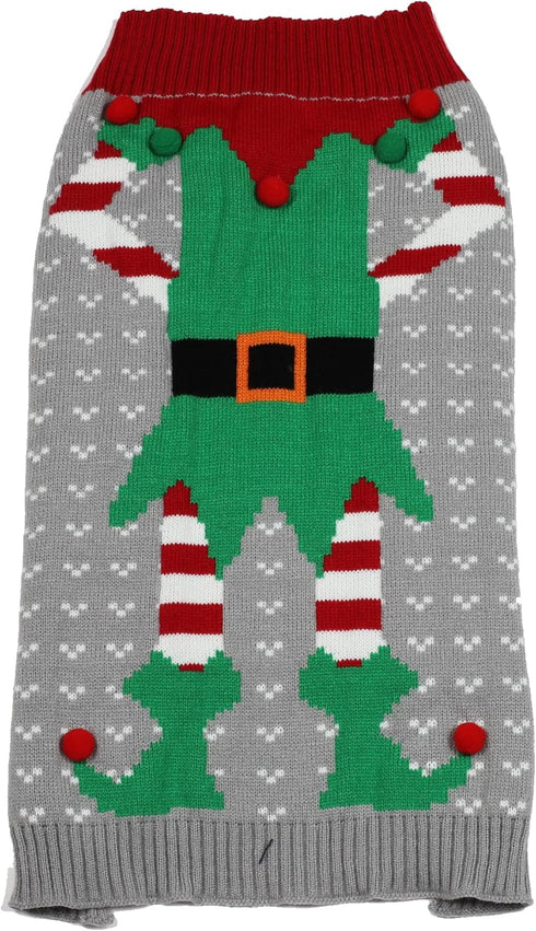 OverLarge Christmas Dog Sweaters for Large Dogs - Santa Pet Clothes, Ugly Christmas Dog Apparel, Xmas Dog Accessories