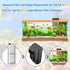 Replacement Aquarium Filters for Top Fin RF-L Large Retreat Filter Cartridges (6-Pack)