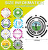 Sosation 24 Pcs Golf Ball Marker - Funny Poker Chip Collection, 1.57 Inches Set for Men & Women Accessories