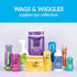 Wags & Wiggles Purify Hypoallergenic Wipes for Dogs, Clean & Condition Coat Without a Bath, Zesty Grapefruit Scent (100