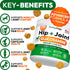 170 Hemp Hip and Joint Supplement for Dogs - Glucosamine for Dogs - Mobility Support Chews - Advanced Joint Pain Relief