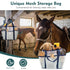 13Pcs Set Horse Grooming Kit for Bathing, Horse-Brush with Mesh Bag, Shower Brushes, Braiding and Curry Comb, Sweat