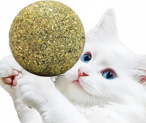 happylain 2 inches Diameter Catnip Ball - Catnip Balls for Cats, Interactive Cat