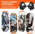 9/16" Dual-Function Bike Pedals - SPD & Toe Cage Compatible for Road, Mountain, Spin Bikes - Indoor Cycling Pedals