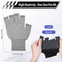 Xthrotsenk 2 Pairs Fingerless Gloves Men Anti-Slip Gym Glove for Women Exercise Sports Glove Half Training Cycling