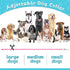 Frienda 4 Pieces Light Up Dog Collars, USB Rechargeable LED Collars for Night Walking, Adjustable for Small to Large