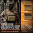 WYNEX Molle Admin Pouch of Kangaroo Style, Tactical Utility Tool Pouch with Mag/Zipper Strip Insert Modular EDC Medical
