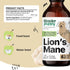 Lion's Mane Mushroom Supplement for Dogs, Liquid Drops for Brain Health, Vegan Vitamins for Focus - 4 oz