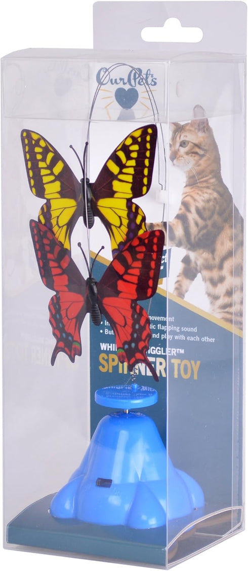 1400013266 OurPet's Whirling Wiggler Spinner Cat Toy, Model:
