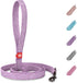WAUDOG Recycled Cotton Dog Leash - 6 Ft / 10 Ft Eco-Friendly for Small Medium & Large Dogs - Reflective Leash