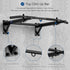 Wall Mounted Pull Up Bar - Thicken Steel Chin Up Bar for Home Gym, Max Load 300 lbs, Includes Punch Bag and TRX Hook.