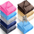 8 Pieces Puppy Blanket Set, Soft Fleece Throw Blankets for Small Medium Large Dogs Cats, Reversible Washable, 19.7X