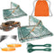 Dddzerong Foldable Crab Trap & Collapsible Cage Portable, Durable Fishing Gear for Dungeness,