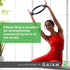 Gaiam Pilates Ring 15" Fitness Circle with Foam Padded Handles for Toning Arms, Thighs & Core, Black