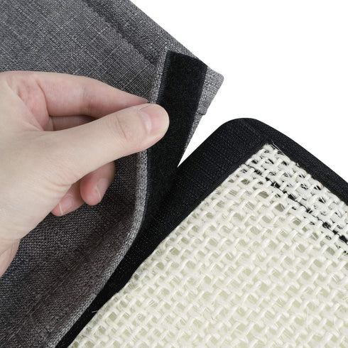 Cat Scratcher Mat Natural Sisal, Heavy Duty Couch Protector, Easy Installation Scratch Pad for Grinding Claws