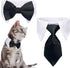 Dog Cat Tuxedo Collar with Bowtie, Cat Wedding Bowtie Costume for Birthday Easter Valentines Dog Cat Puppy