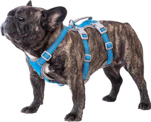 No Escape Dog Harness, Escape Proof Reflective Harness with Padded Handle, Adjustable Vest for Small Dogs