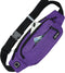 SINNO Large Crossbody Fanny Pack for Men Women, 4-Zipper Pockets Belt Bag for Travel Running Hiking