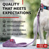 WAUDOG Recycled Cotton Dog Leash - 6 Ft / 10 Ft Eco-Friendly for Small Medium & Large Dogs - Reflective Leash