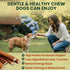 16 Pack 4 Inch 100% Standard Bully Sticks for Dogs Beef Pizzle, Single Ingredient Rawhide-Free Dental Chews, Long