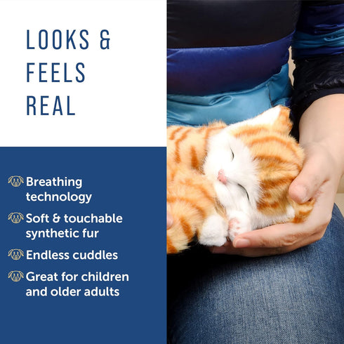 Maplefield Breathing Stuffed Animal Doll, Interactive Plush Dog Toy for Companionship and Gifting