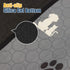 Washable Extra Large Dog Pee Pads, Absorbent Reusable Training Mat, Non-Slip, Grey 72"x72"