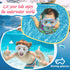 Yexiya 3 Pack Kids Swim Goggles, Silicone Anti Fog Diving Mask with Nose Cover for 6-14 Boys Girls Youth