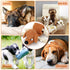 Dog Toys, Squeaky Chew Toy with Crinkle Paper, Interactive Tough Plush Rope Toys for Small Medium Large Dogs
