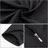 Gliitatu Dog Grooming Smock Black M with Full Zipper, Non-Sticky Hair Pet Groomer Smock for Hair Stylist Barber