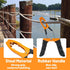 Kayak Anchor Grip with 16.4ft Paracord, Brush Gripper for Canoe, Boat, Fishing, Camping - Orange Kayak Accessories