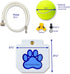 Pet Fit For Life Step-On Dog Pedal Water Fountain - Sprinkler Toy for Drinking and Water-Play, includes Giant Tennis