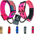 Dog Collars for Large Dogs, 2 Inch Wide Personalized Collar with Metal Buckle, American Flag Patch, Padded