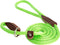 British Rope Slip Lead for Dogs, 4', Lime Green