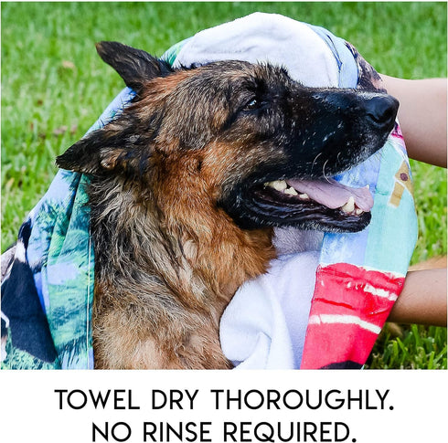 No Rinse Pet Wipes - Rinse Free Shampoo Mittens for Dogs and Cats, Hypoallergenic Wash Mitt for Grooming, 5 Pack