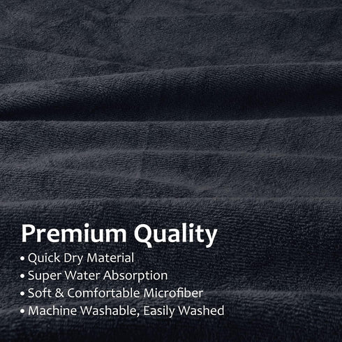 Swimming Catalonia Absorbent Surf Poncho Men Women, Quick Dry Towel Changing Poncho, Hooded Towel Poncho Adult