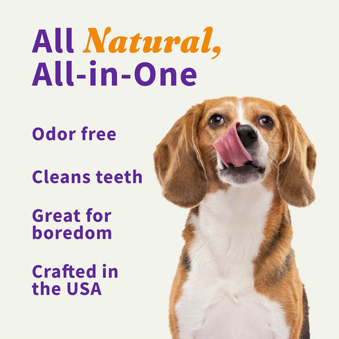 Halo Bully Stick Chews, Dog Treats, 2.5-OZ Pouch