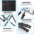 Set 2, 275lbs HaSteeL Foldable Camping Chair of Folding Camp Chairs for Adults, Large Portable Lawn Chair for Outdoors