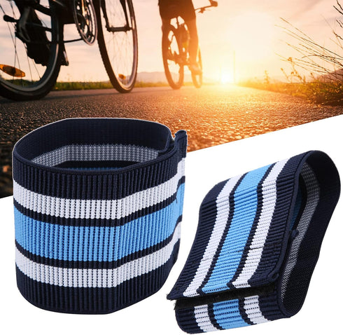 SUNGOOYUE Cycling Ankle Bands, Elastic Oxford Cloth Riding Leg Strap for Outdoor Cycling Safety